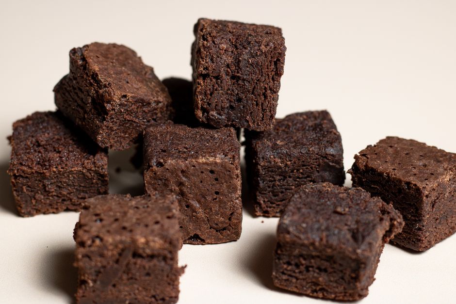 Brownies fondants à découper pour un joli coffret